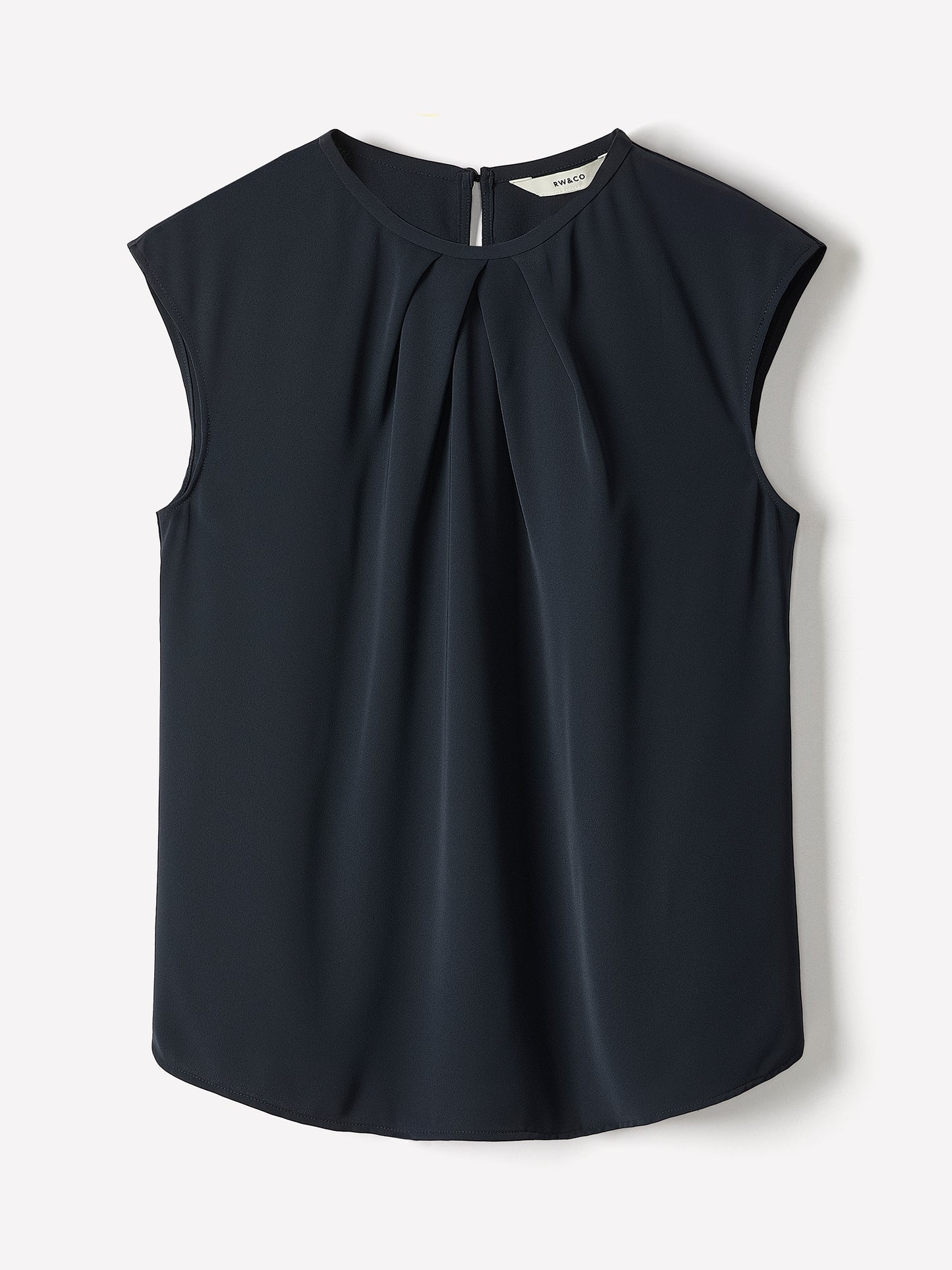 Woven Crepe Extended Sleeve Blouse