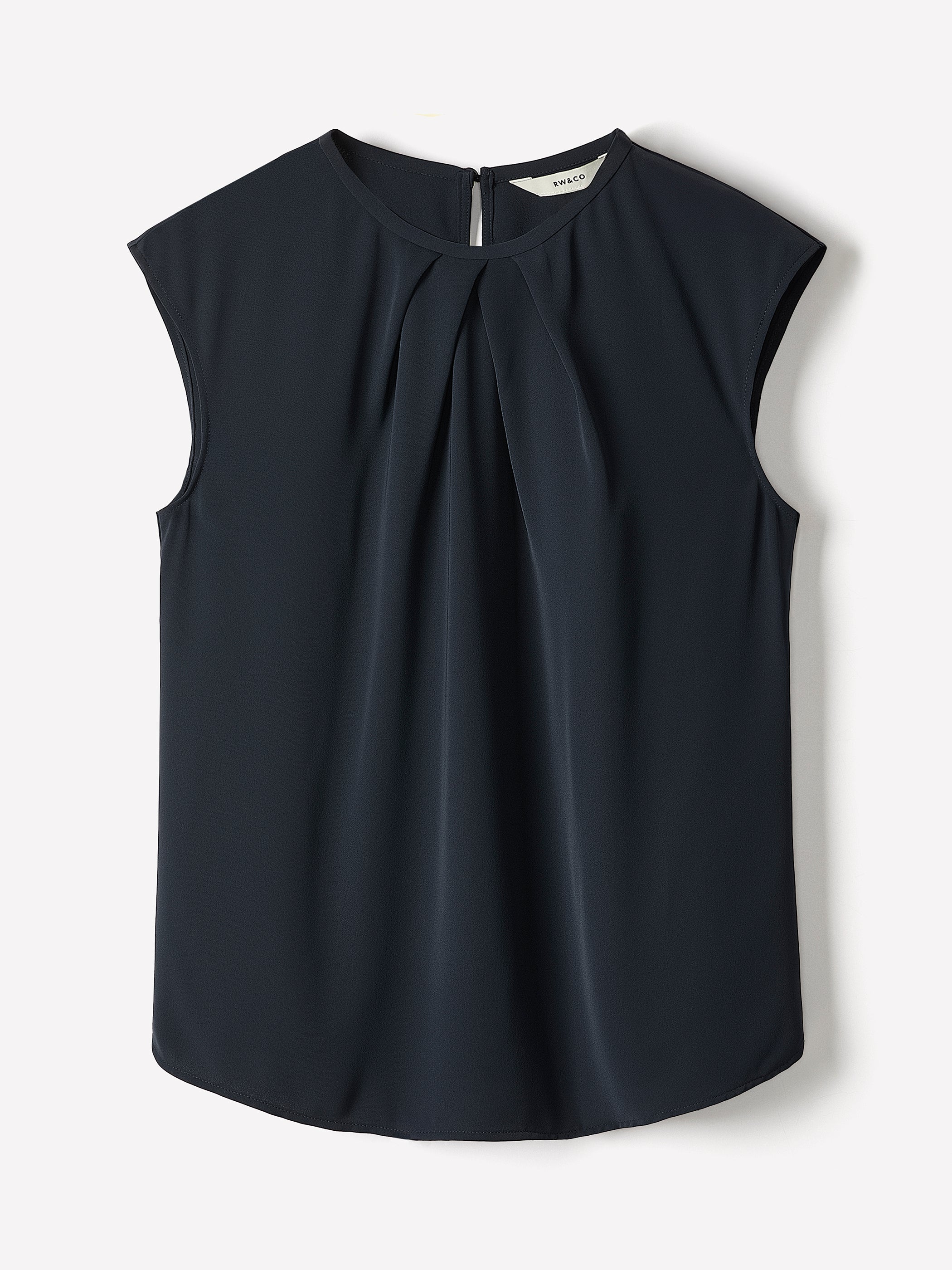 Woven Crepe Extended Sleeve Blouse