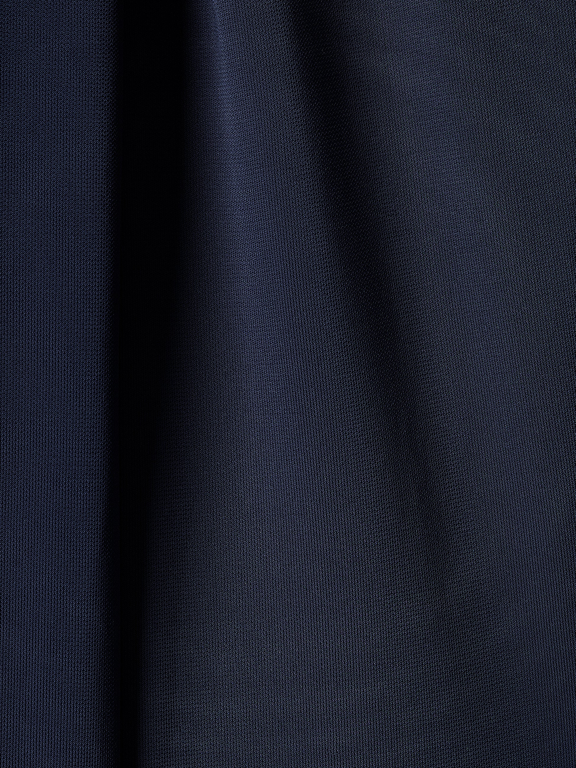 Knit Midi Dress With Belted Neck