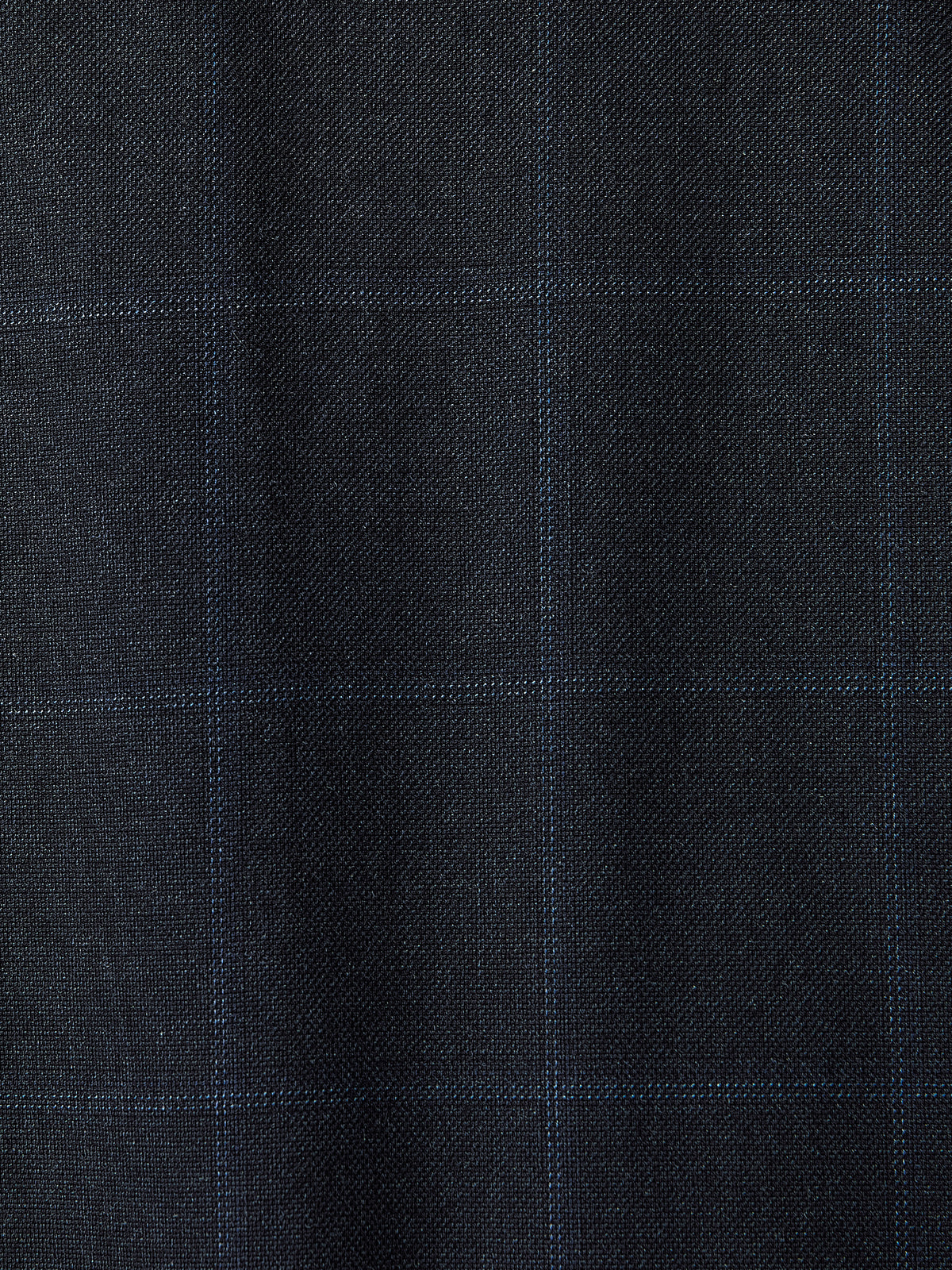 Slim-Fit Navy Windowpane Suit Pant