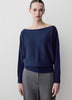 Off Shoulder Knit Sweater 100% Merino Wool
