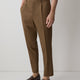Tapered Wool Blend Mens Woven Pant