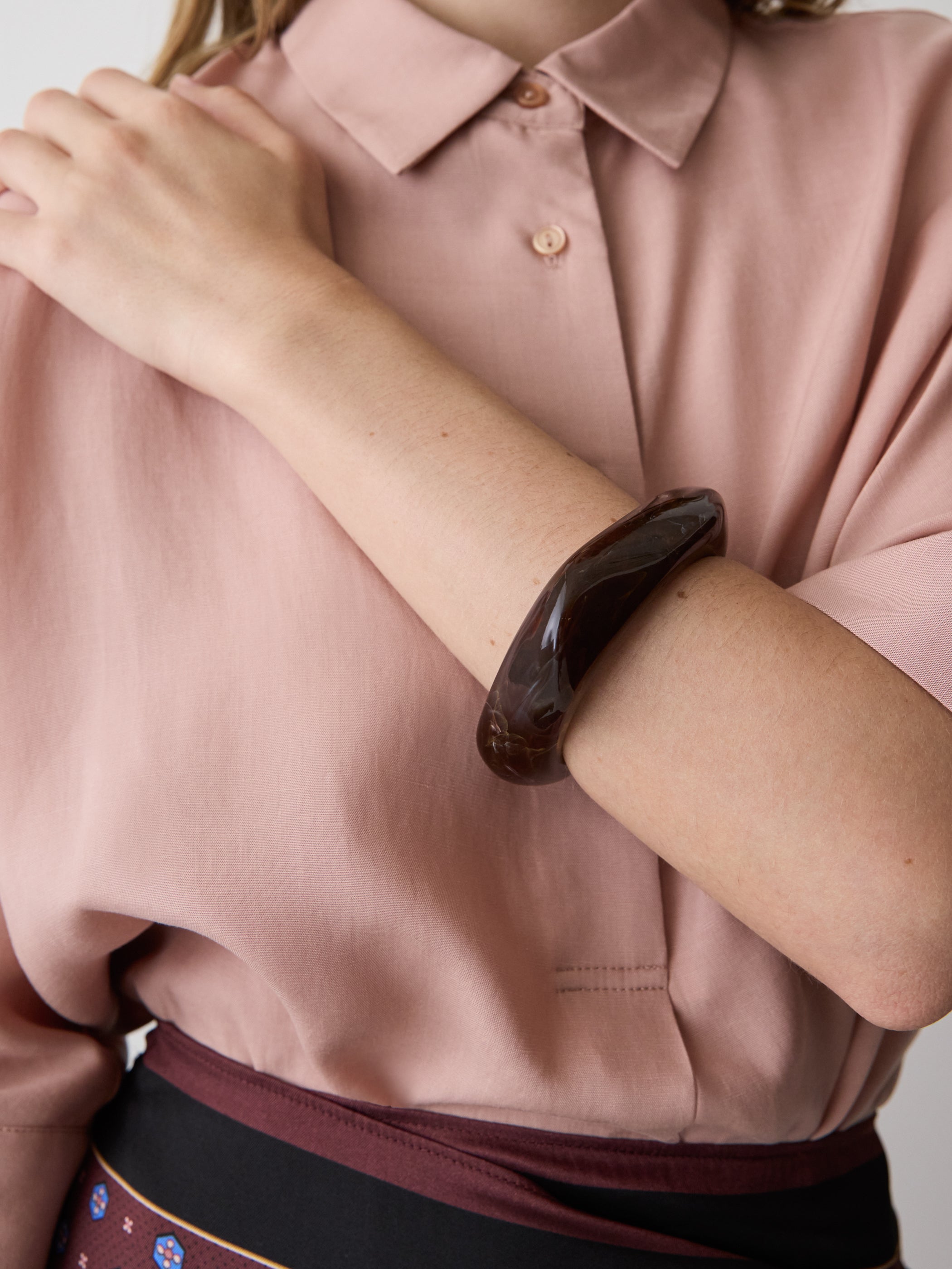 Squared Resin Bangle