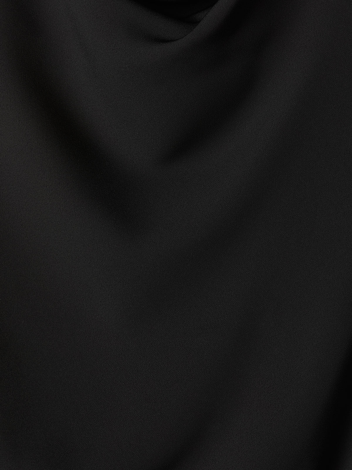 Long-Sleeve Mock-Neck Midi Dress