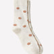 Crew Socks Cotton Blend Pretzel Pattern