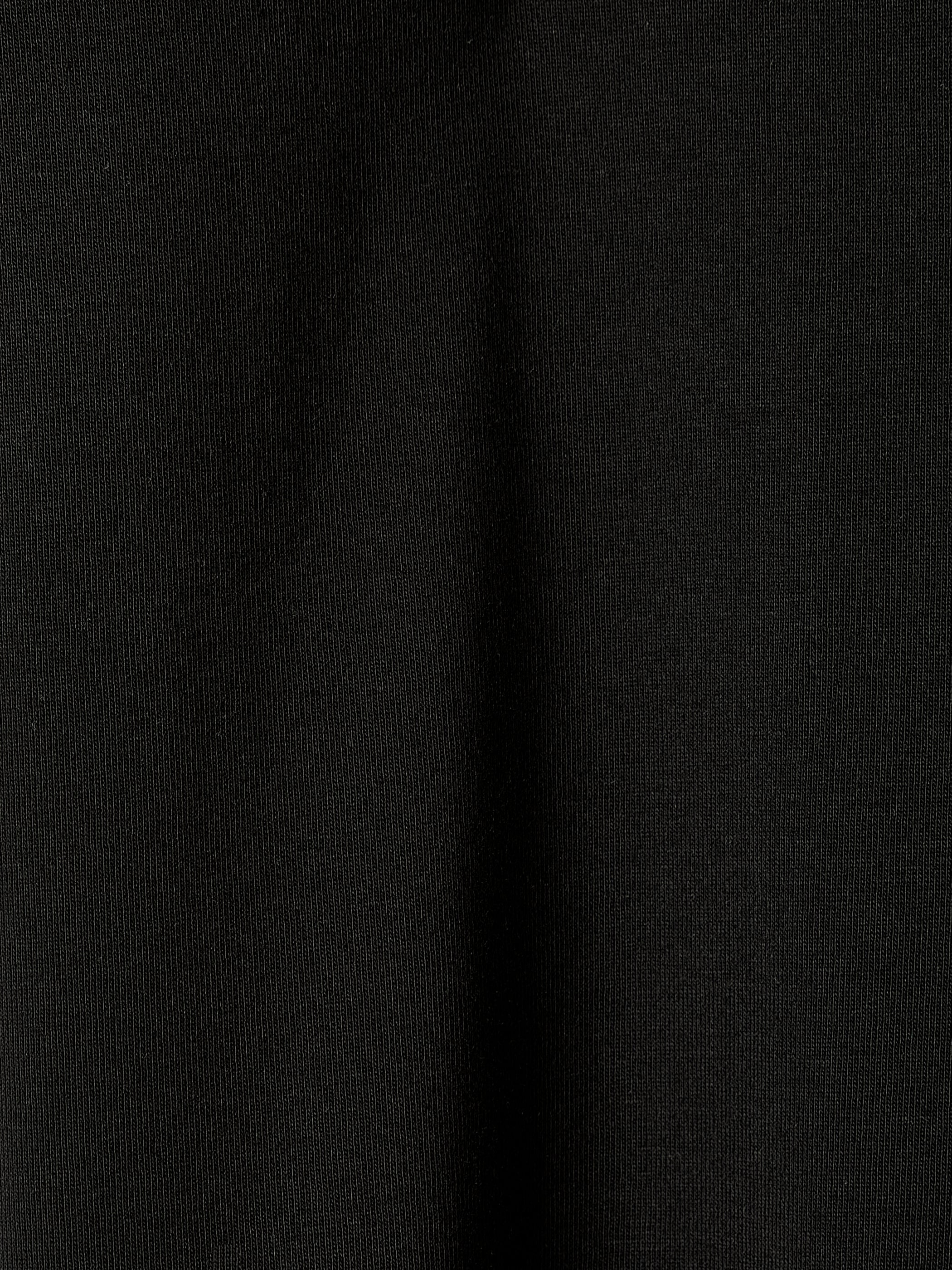 Elbow-Sleeve Crew-Neck Fitted Tee