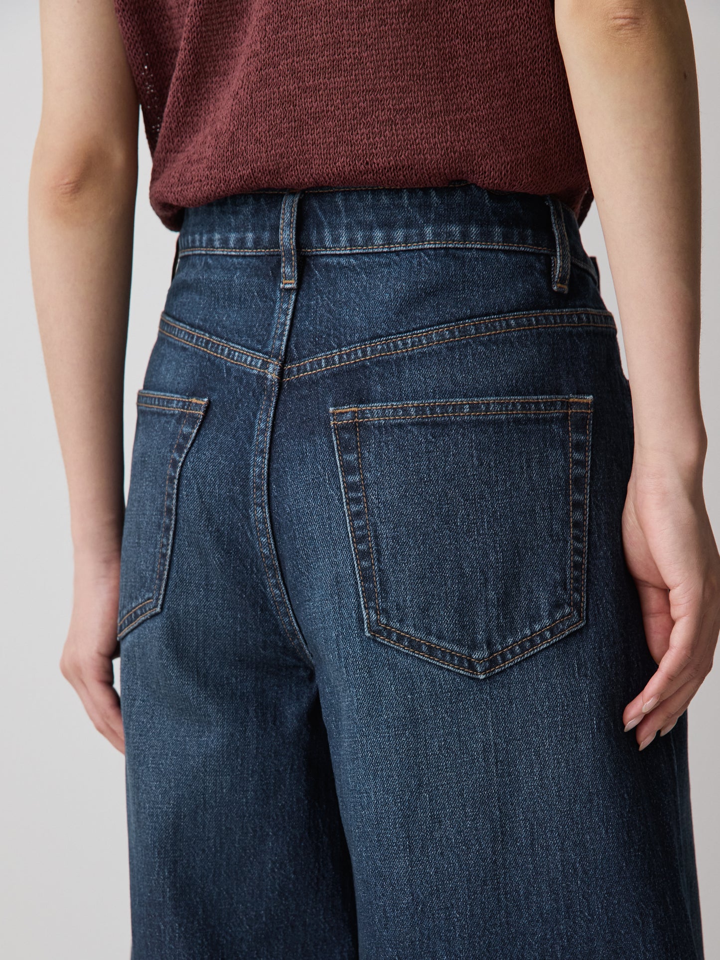 High-Rise Wide-Leg Cropped Jeans