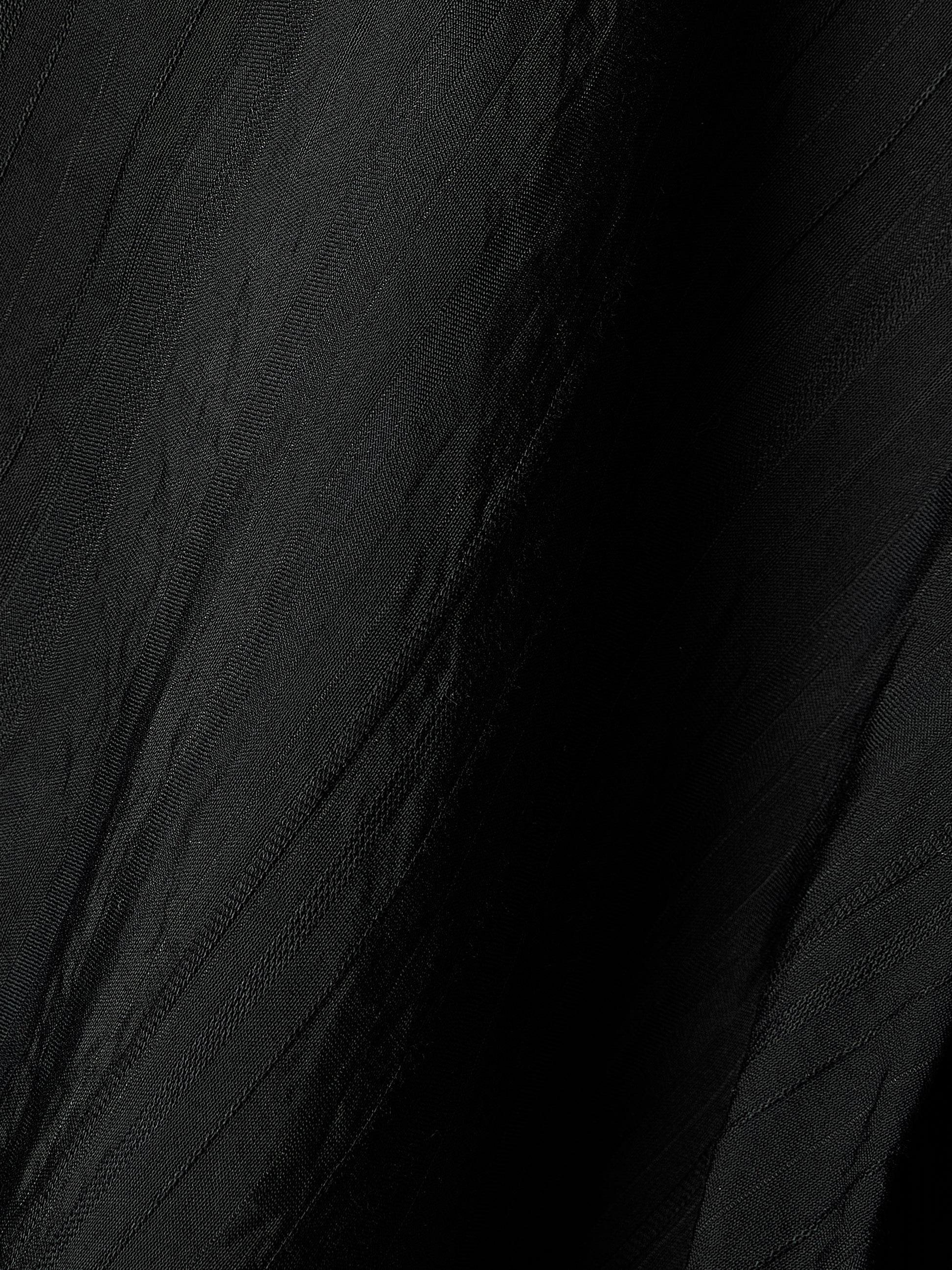 Woven Long Sleeve Wrap Blouse