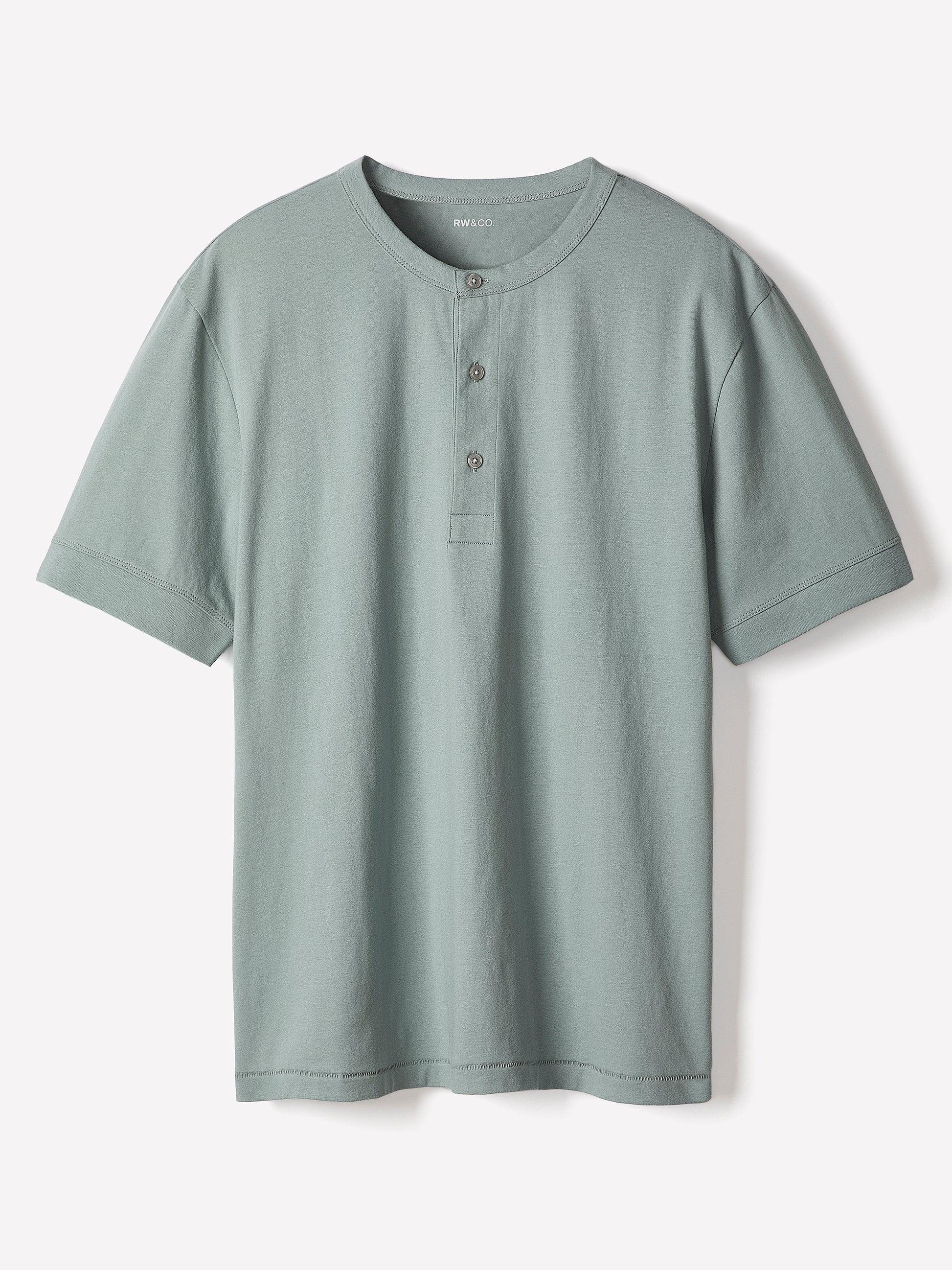 Short-Sleeve Henley T-Shirt