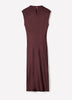 Satin Wrap Dress With Front Tie