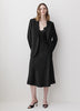 Woven Satin Lace Cami Dress