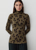 Long-Sleeve Mock-Neck Top