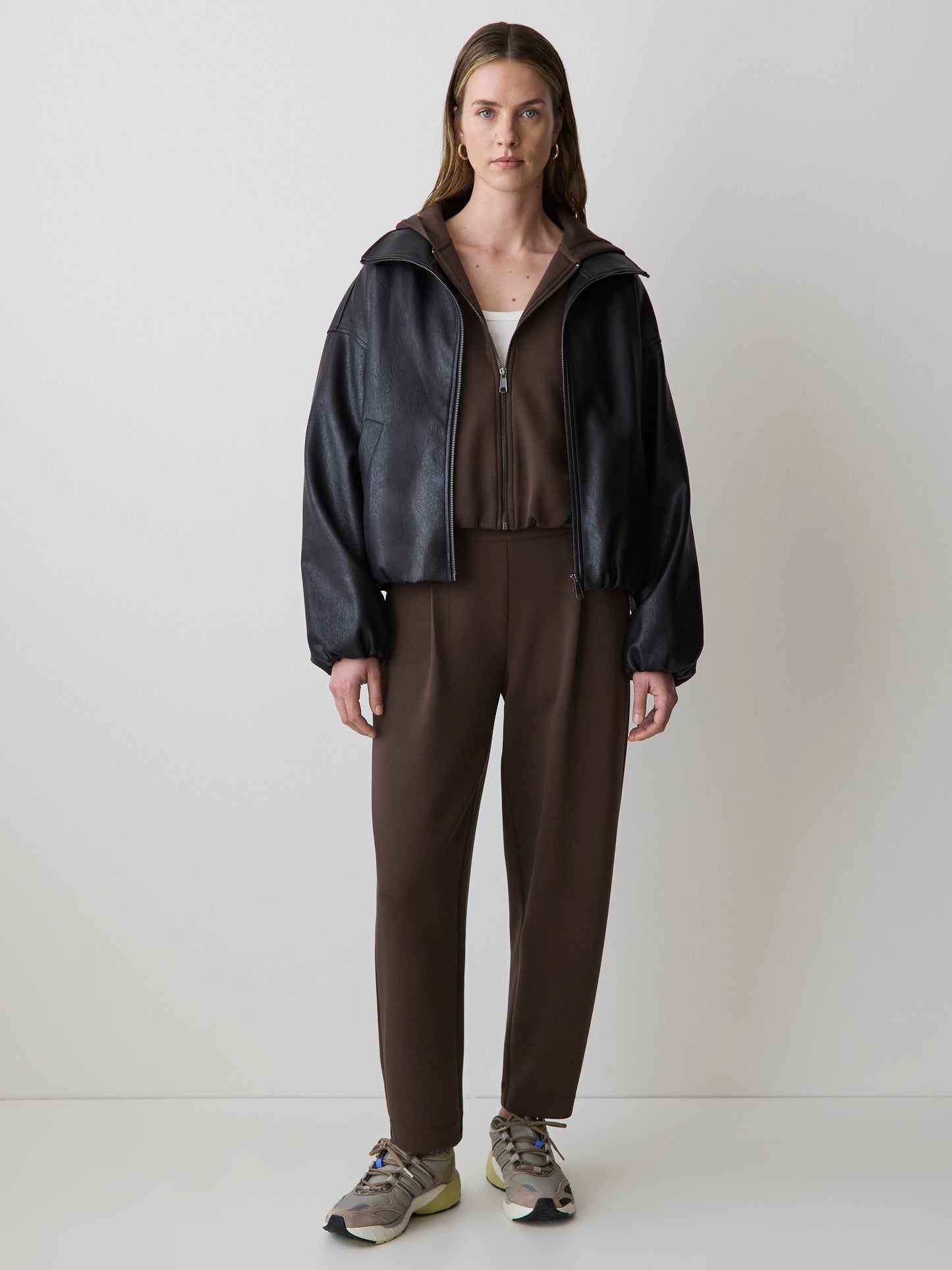 Hooded Ballon Cardigan