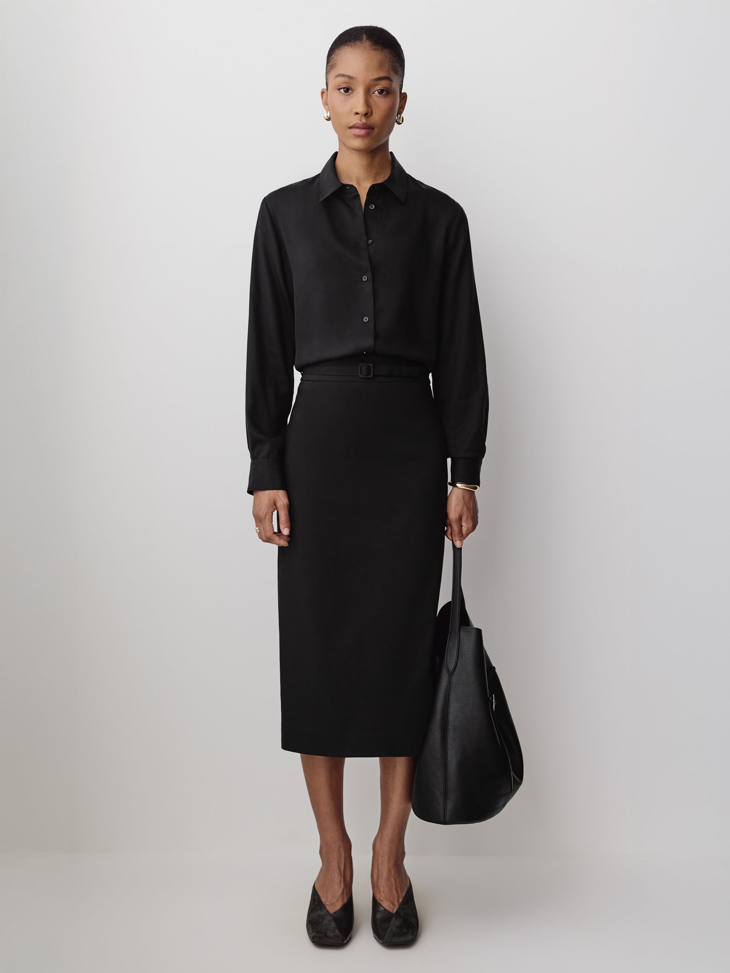 Woven Lyocell Drop Shoulder Shirt