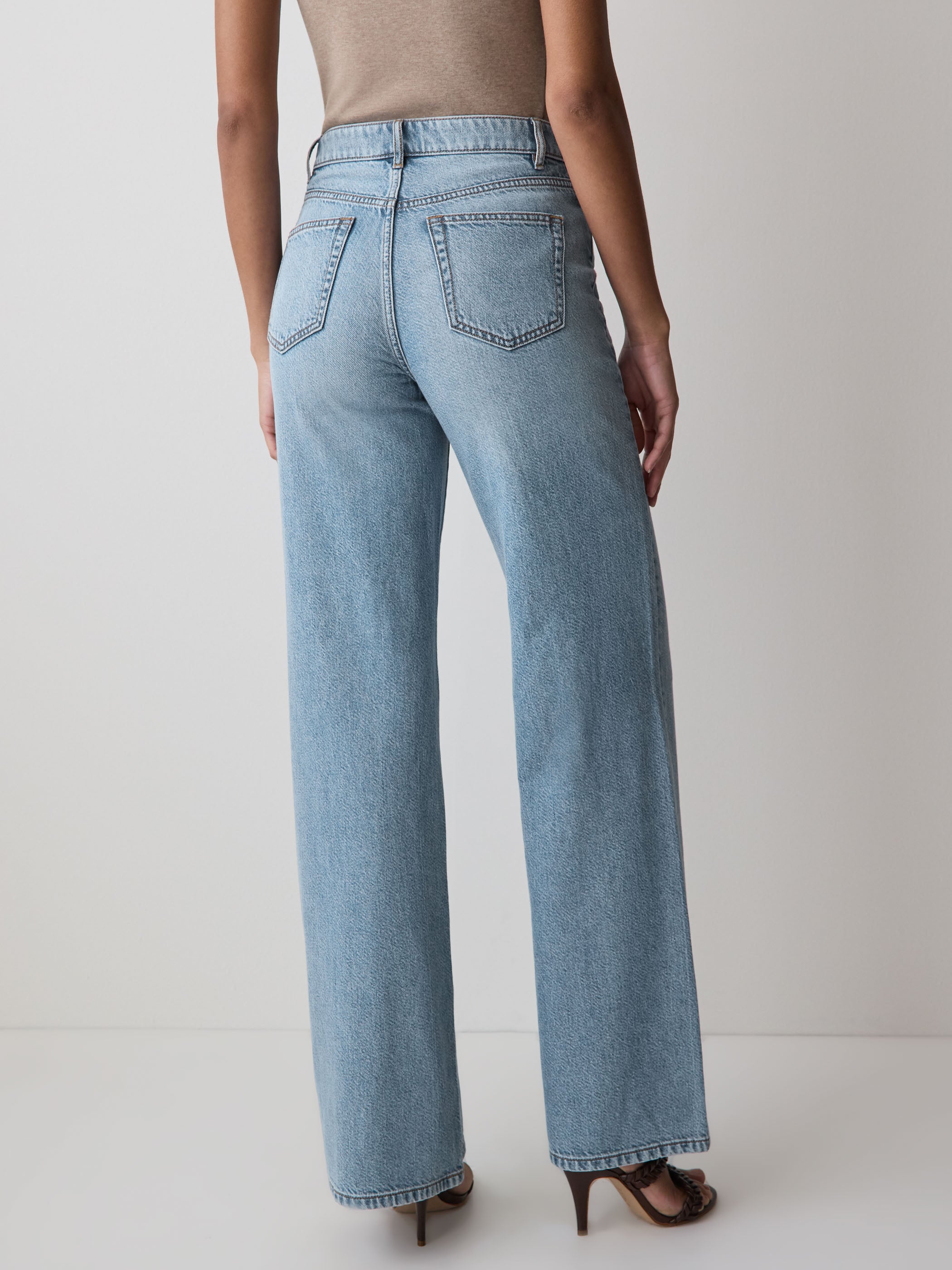 High-Rise Wide-Leg Jeans