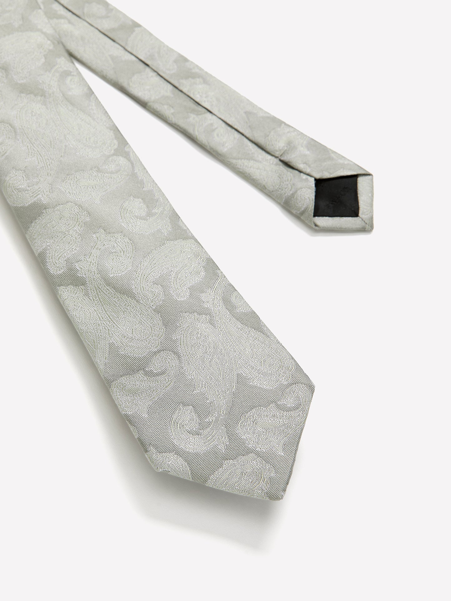 Skinny Tie with Paisley Pattern