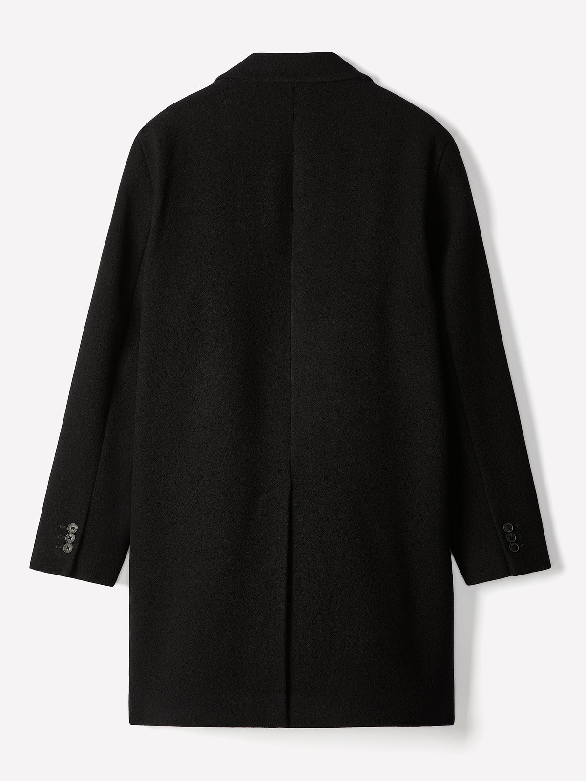 Classic Wool Coat with Tailored Collar
