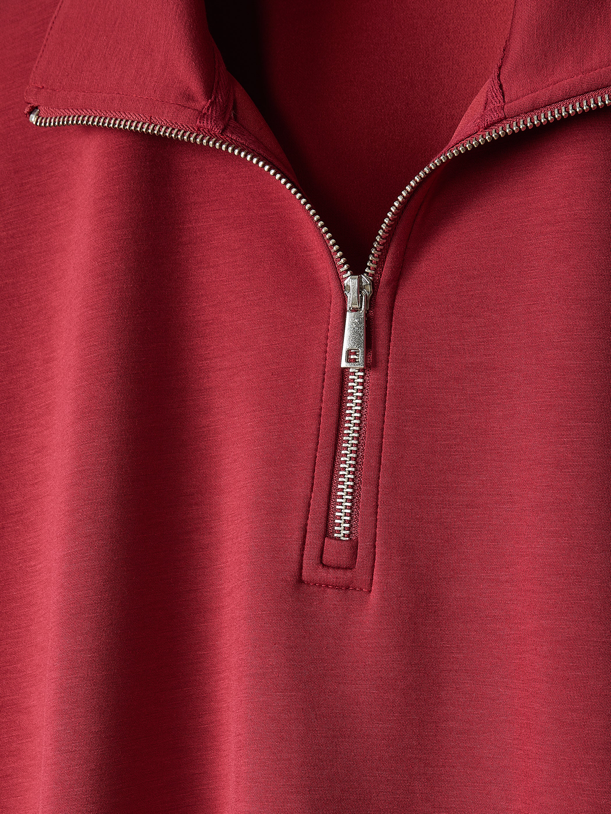 Women's Half-Zip Mock-Neck Knit Top 3/4 Sleeve – RW&CO