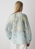 Woven Lyocell Voile Puff Sleeve Blouse