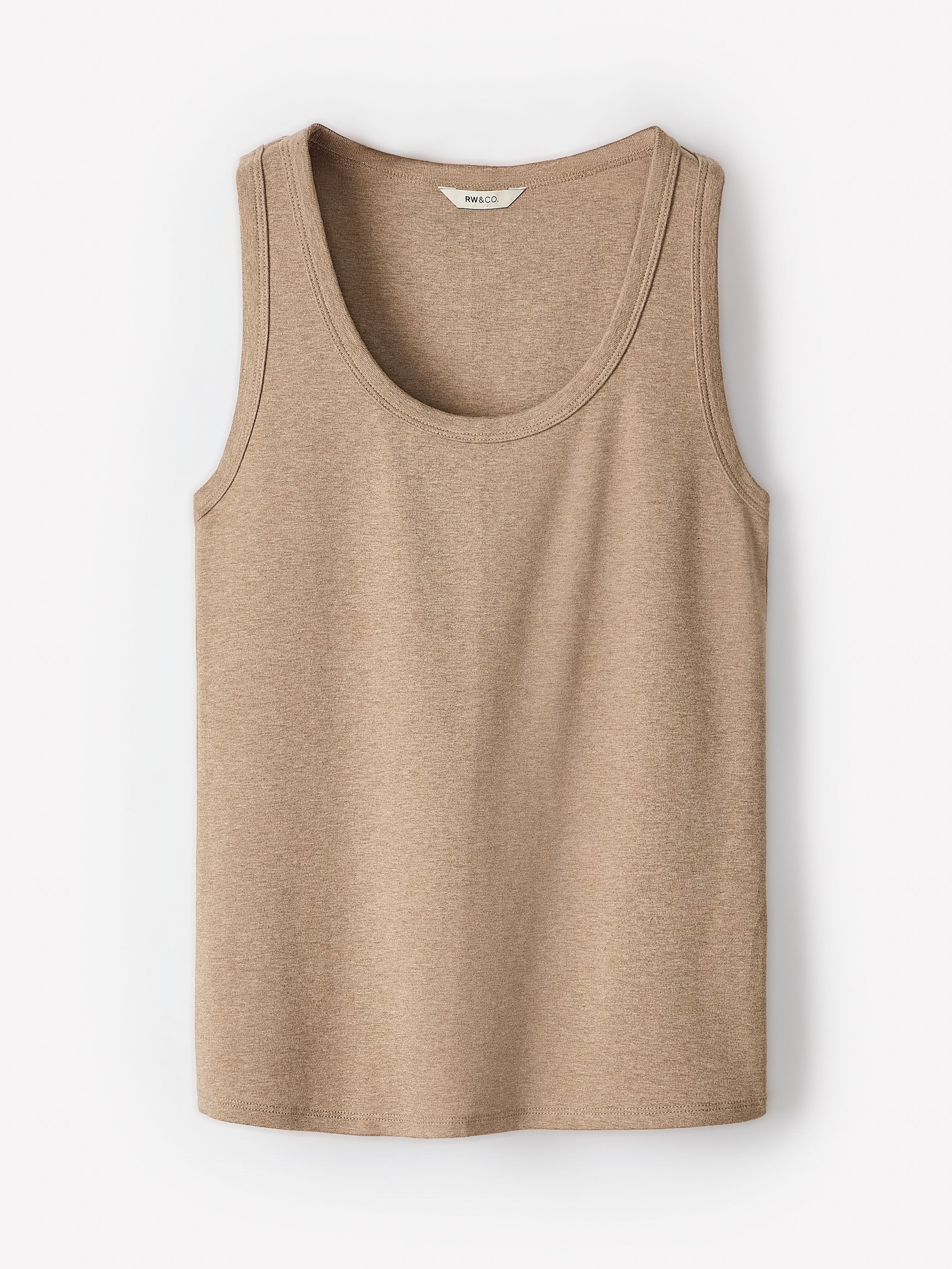 Camisole à Col Dégagé et Bretelles Larges