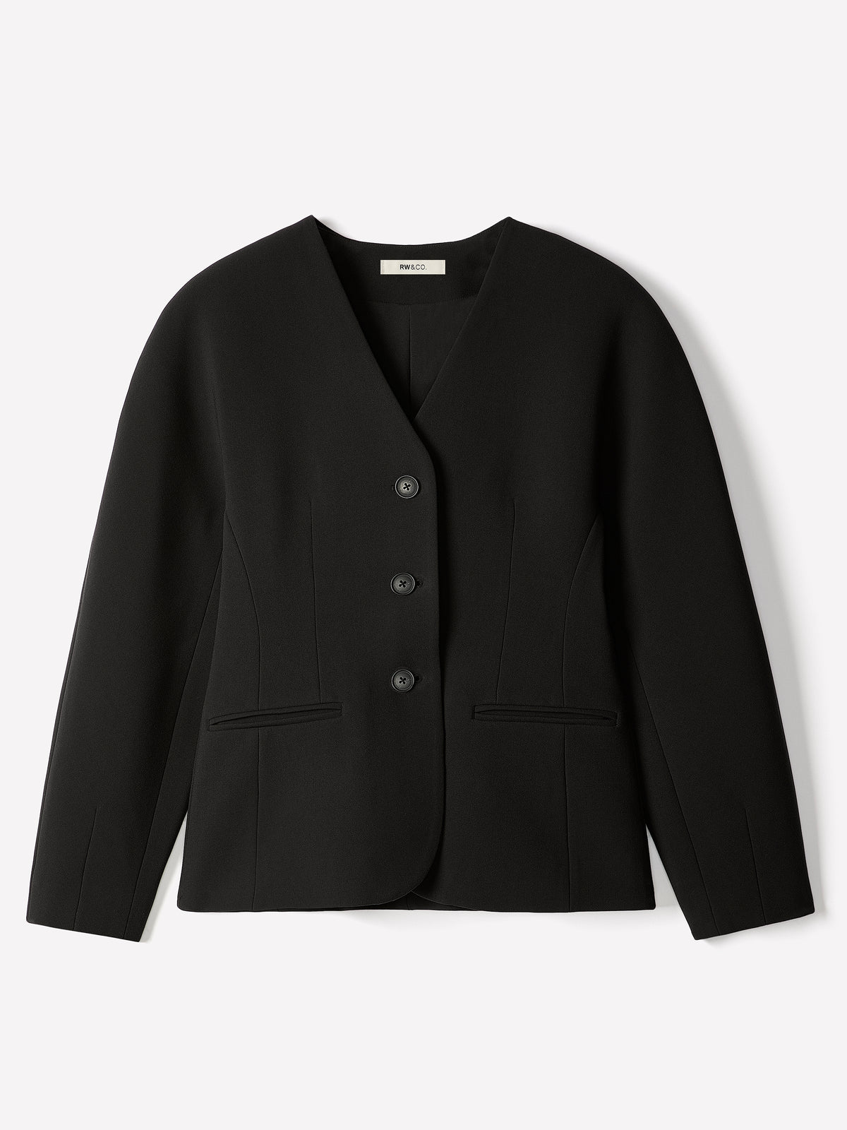 Three-Button Hourglass Blazer