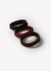 Woven Hair Elastics Pack of 3, 100% Polyester
