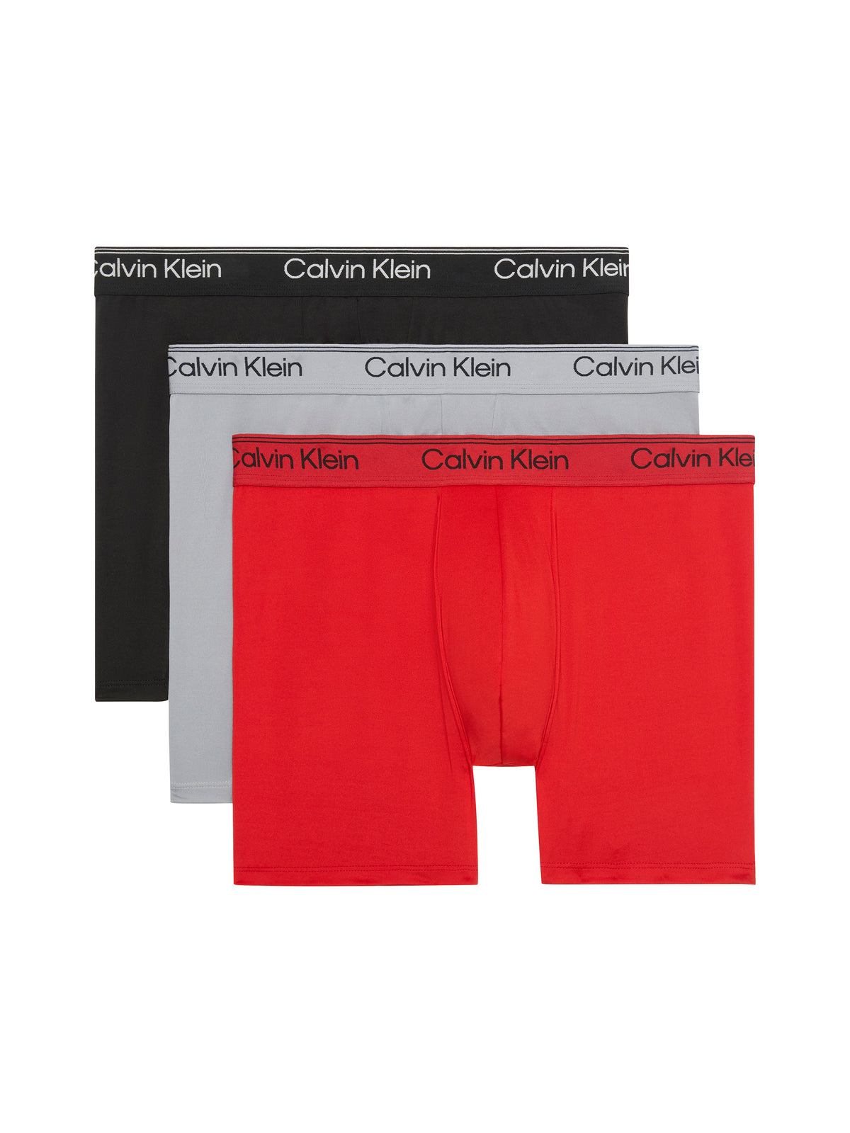Microfibre Boxer Briefs - Pack of 3 - Calvin Klein