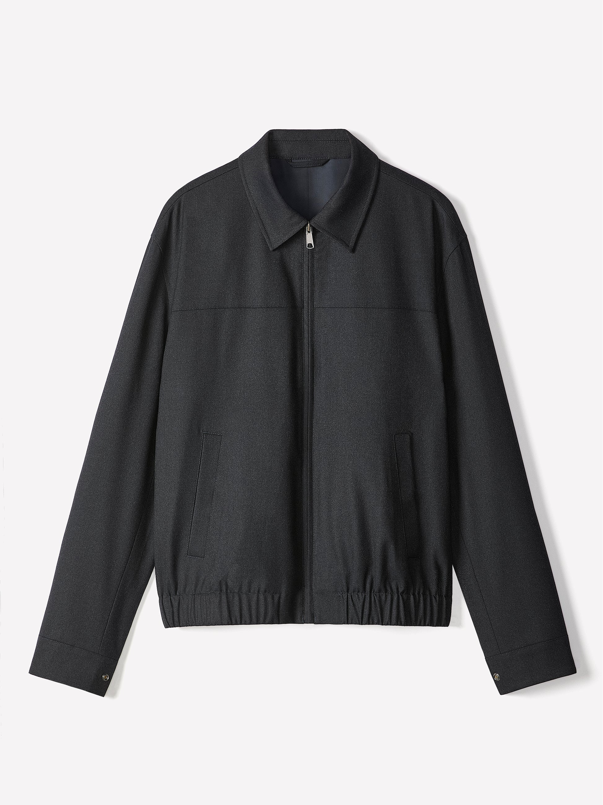 Woven Mens Jacket, Brushed Fabric, Milkman Style