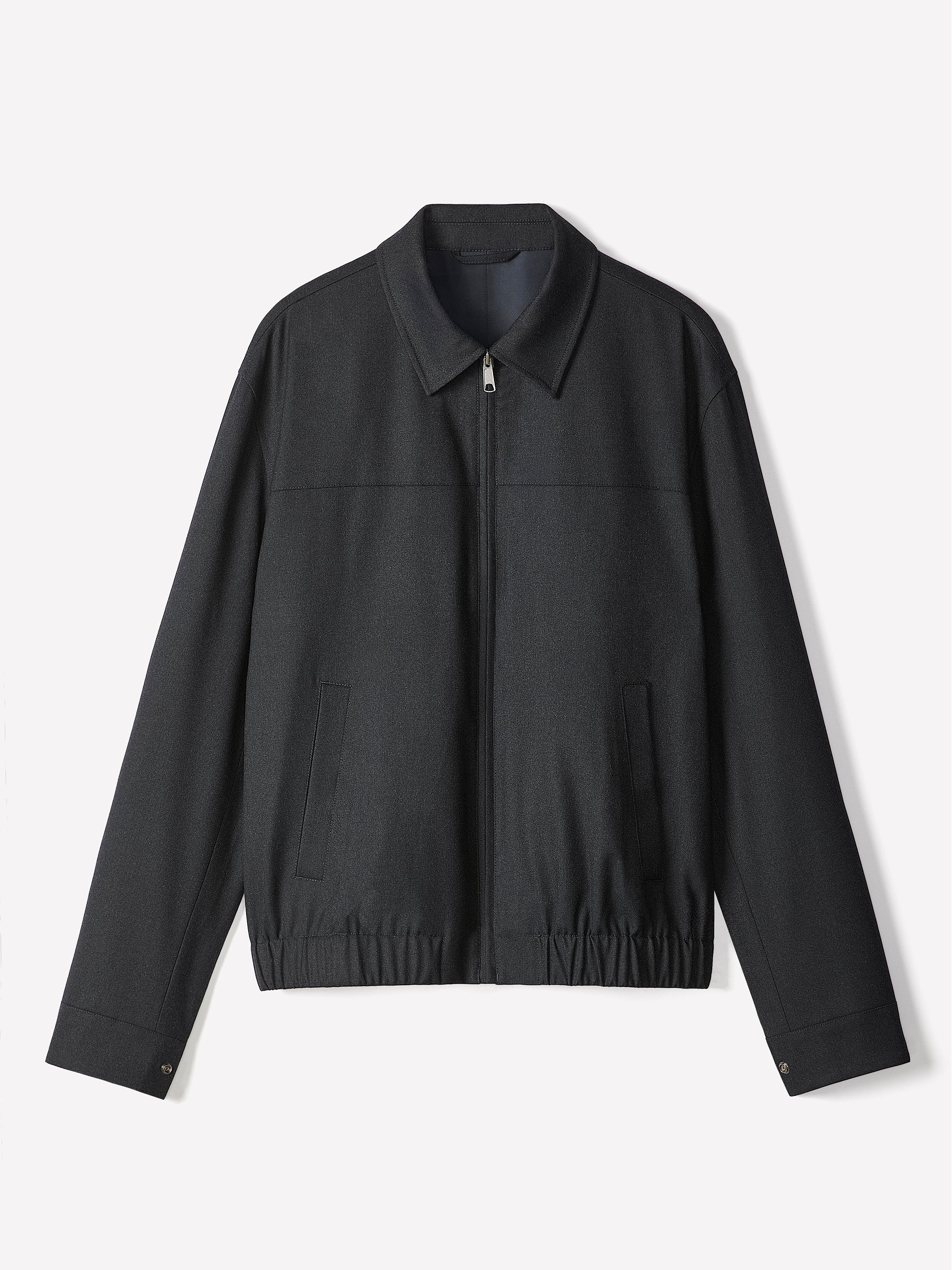 Woven Mens Jacket, Brushed Fabric, Milkman Style