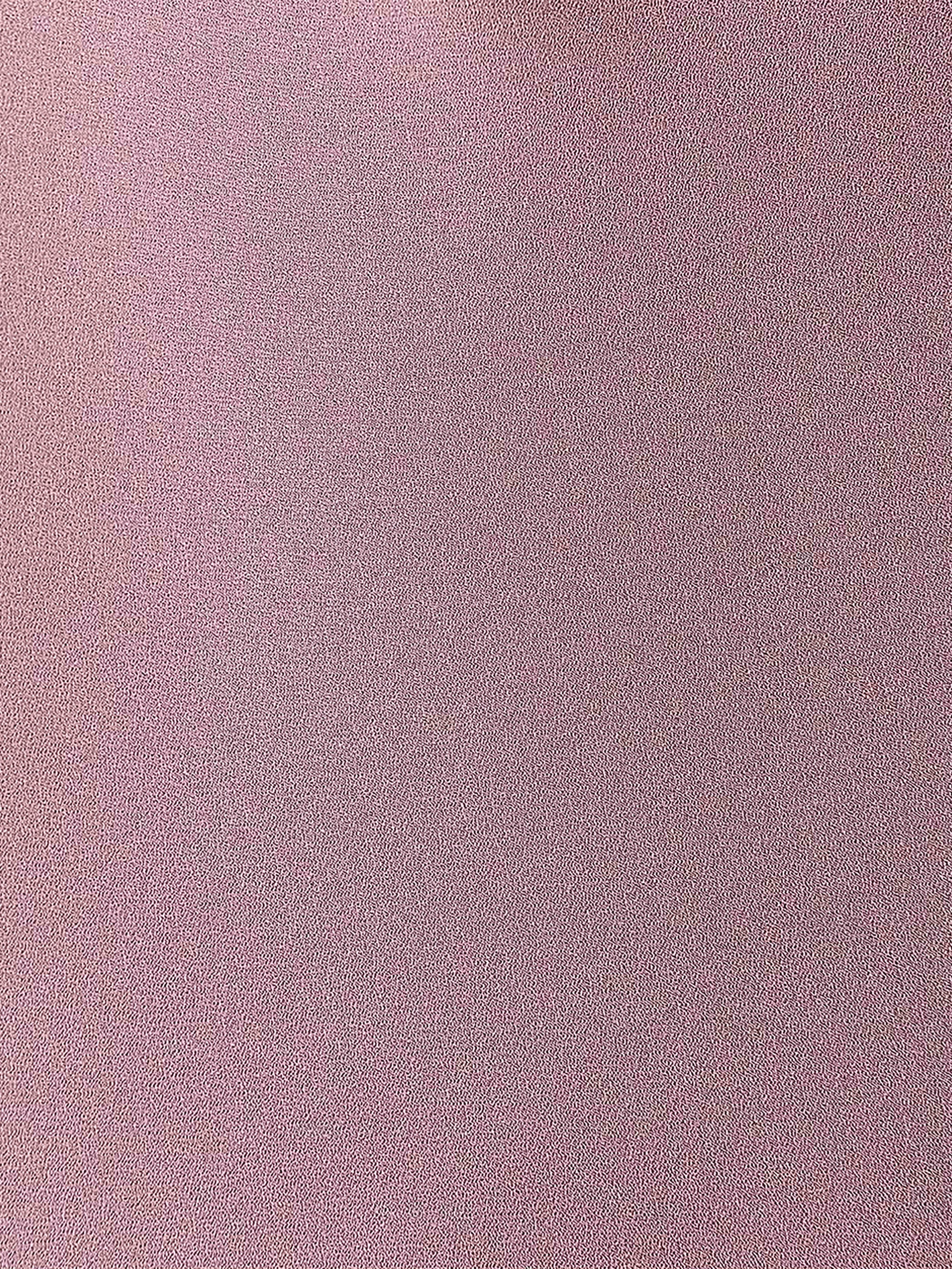 Short-Sleeve Crew-Neck Mix-Media Blouse