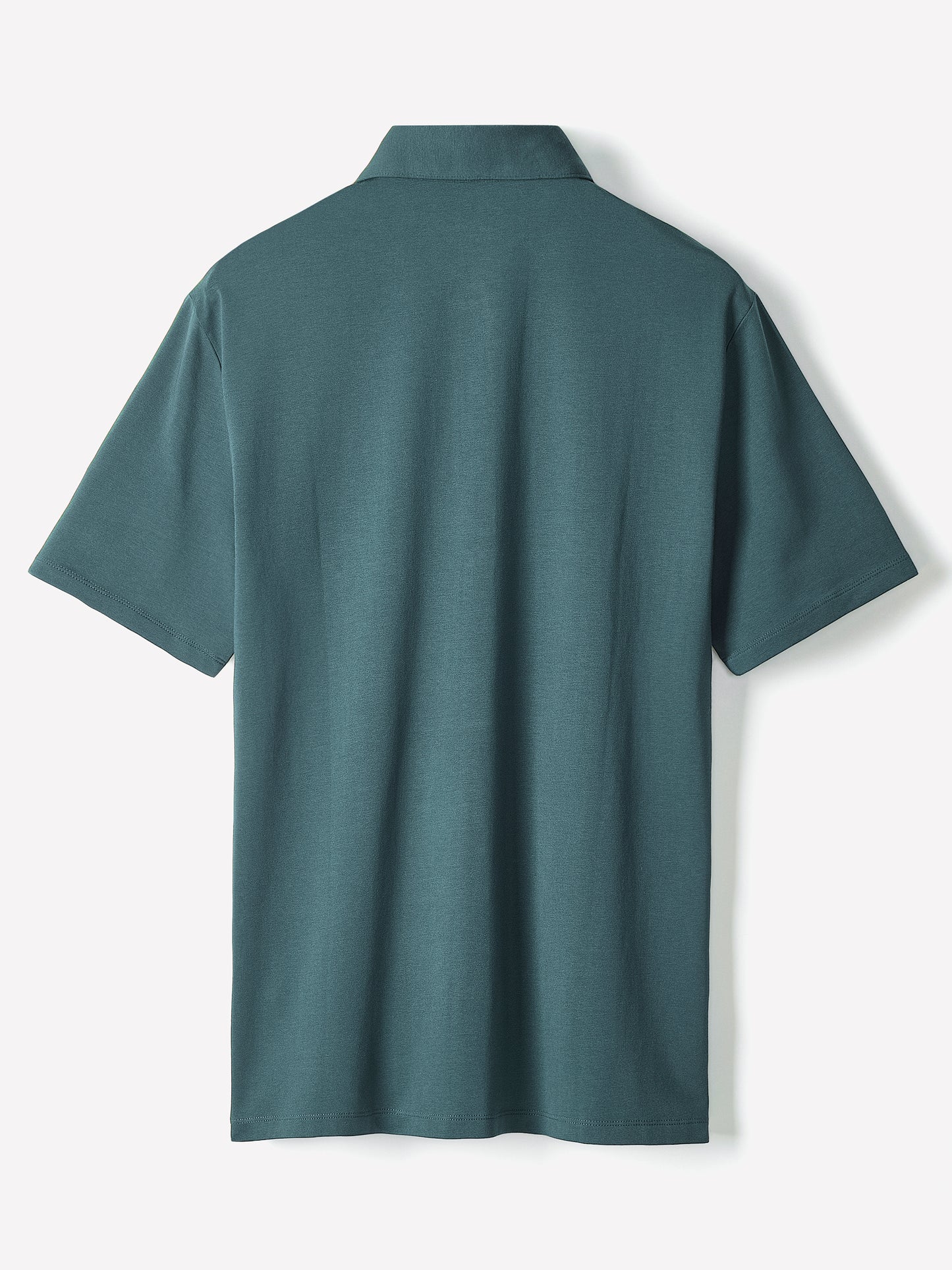 Men's Knit Tailored Collar Polo Shirt Supima Cotton