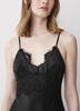 Woven Satin Lace Cami Dress