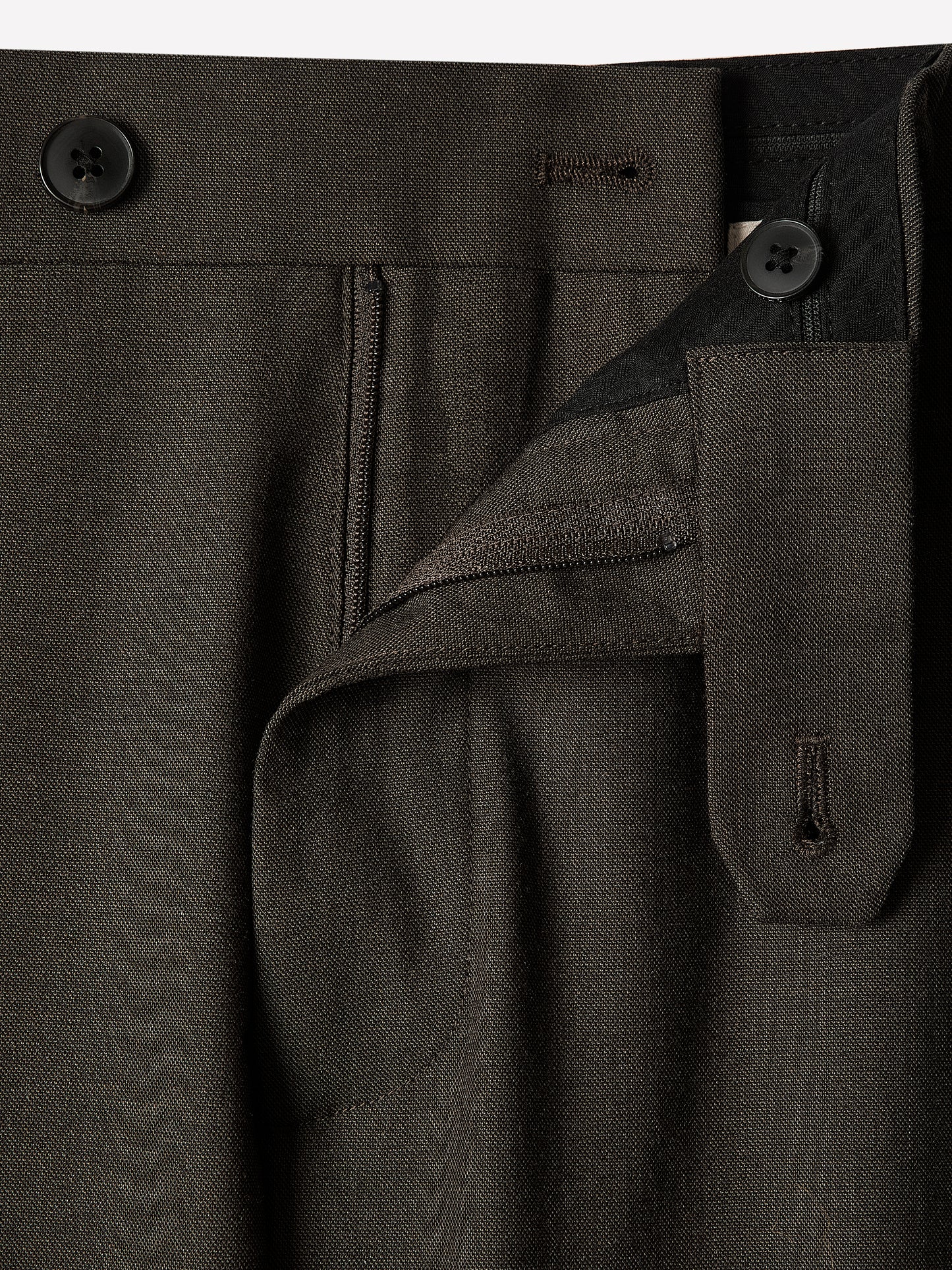 Slim-Leg Wool-Blend Pant
