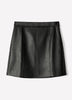 Faux Leather Mini Skirt