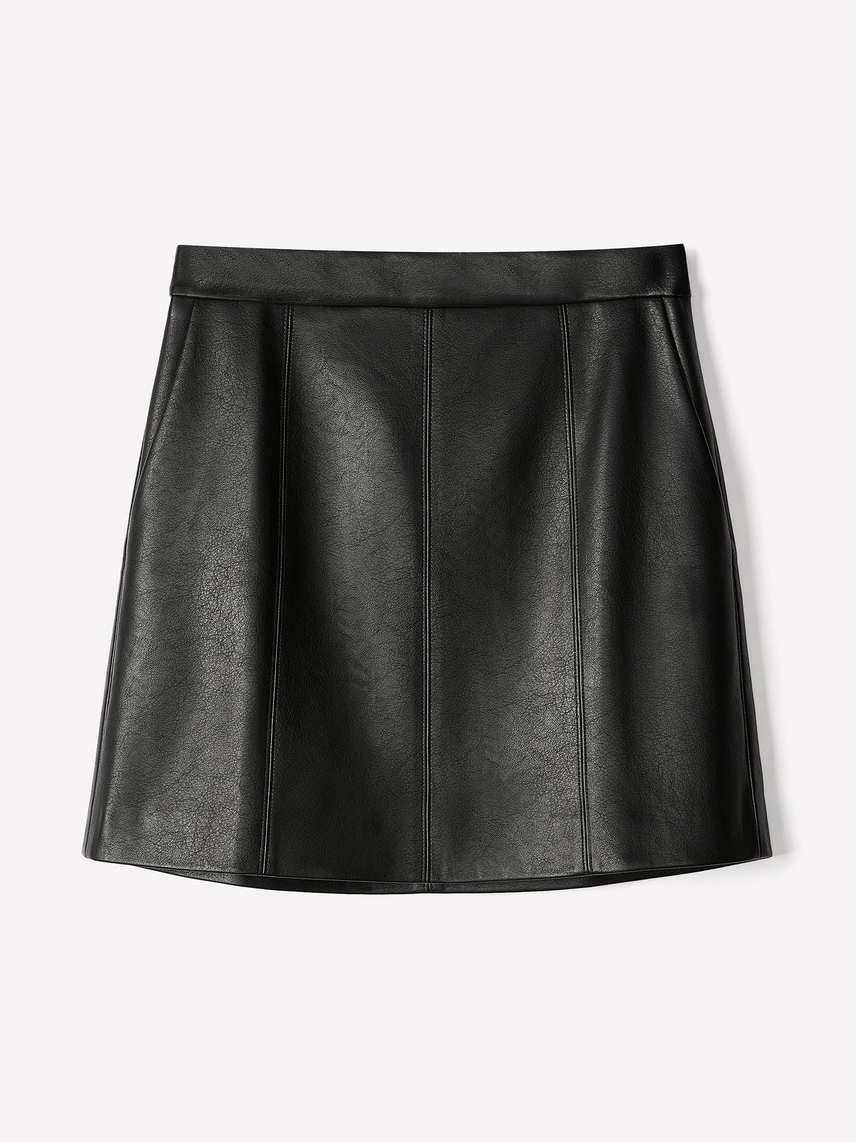 Faux Leather Mini Skirt