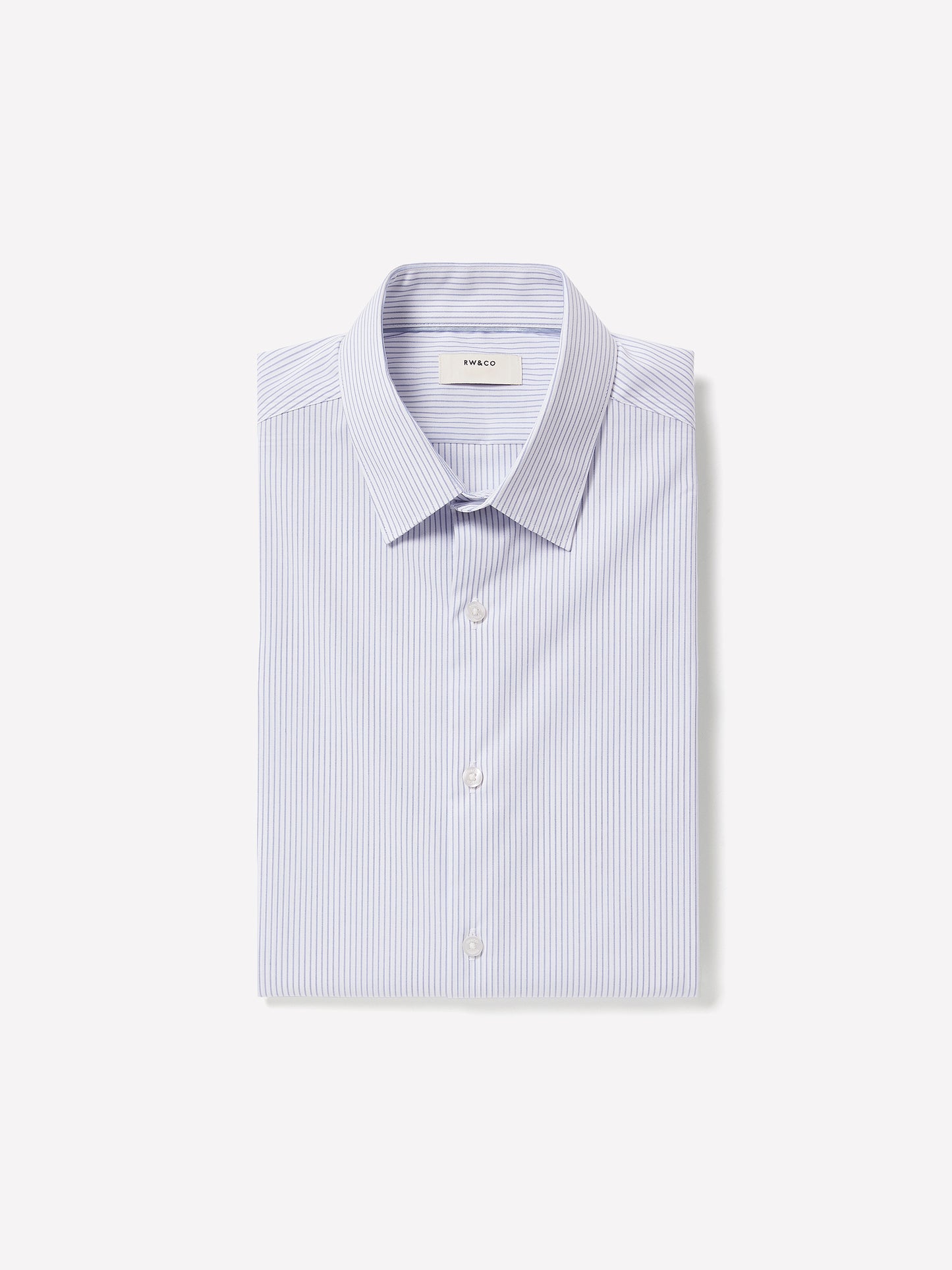 Tailored-Fit Dress Shirt with Double Stripes