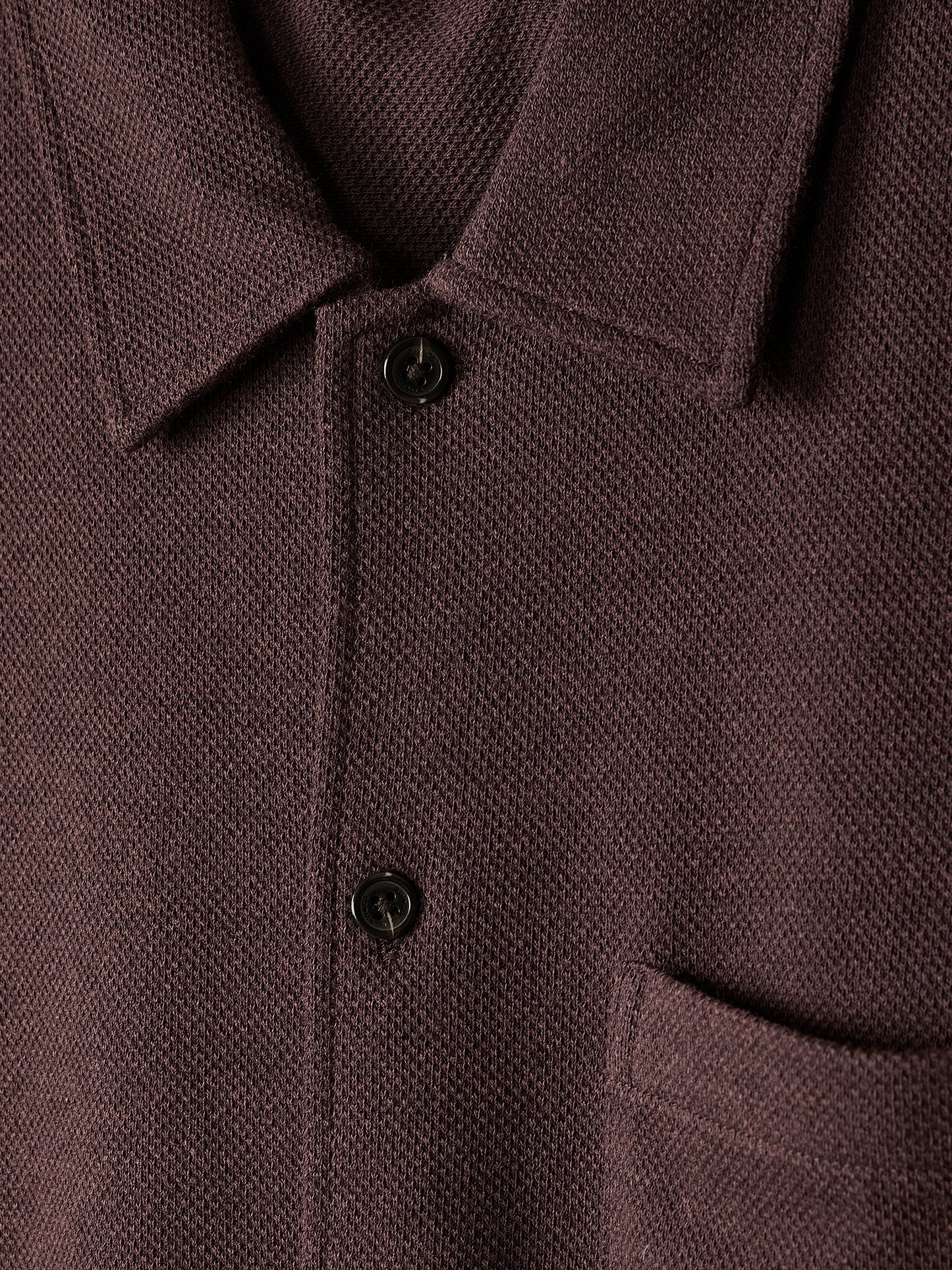 Men's Knit Short Sleeve Shirt Cotton Blend