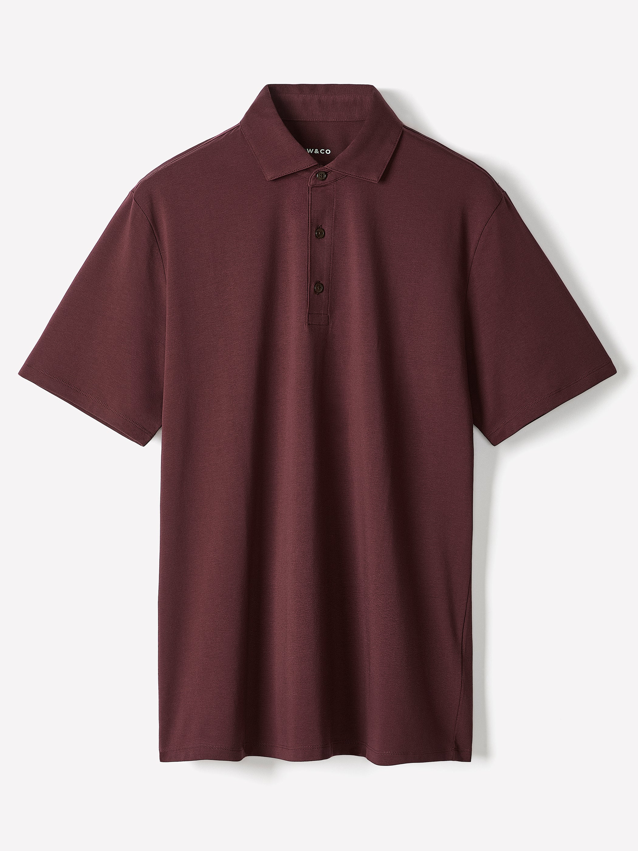 Men's Knit Tailored Collar Polo Shirt Supima Cotton