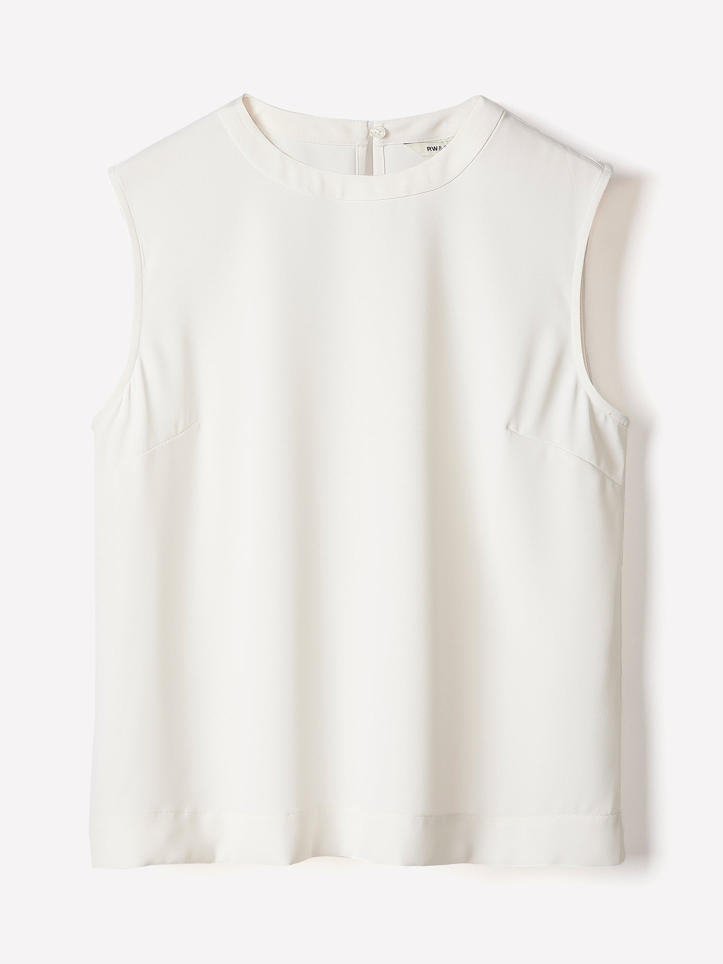 Crew-Neck Satin Cami