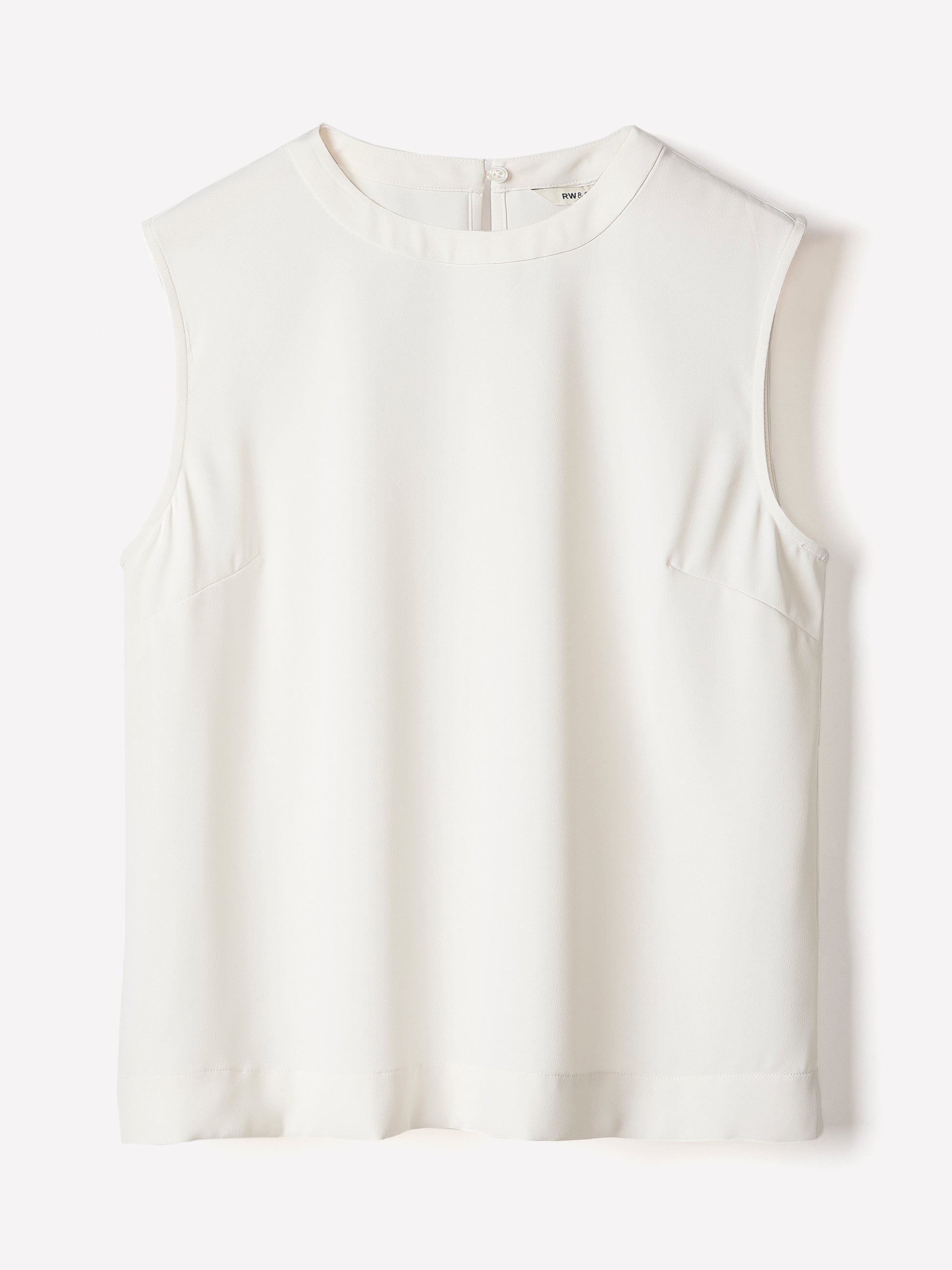 Crew-Neck Satin Cami