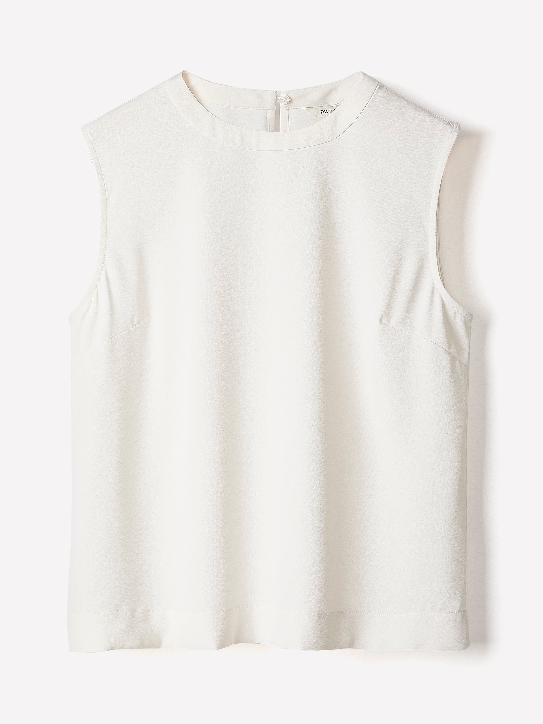 Crew-Neck Satin Cami