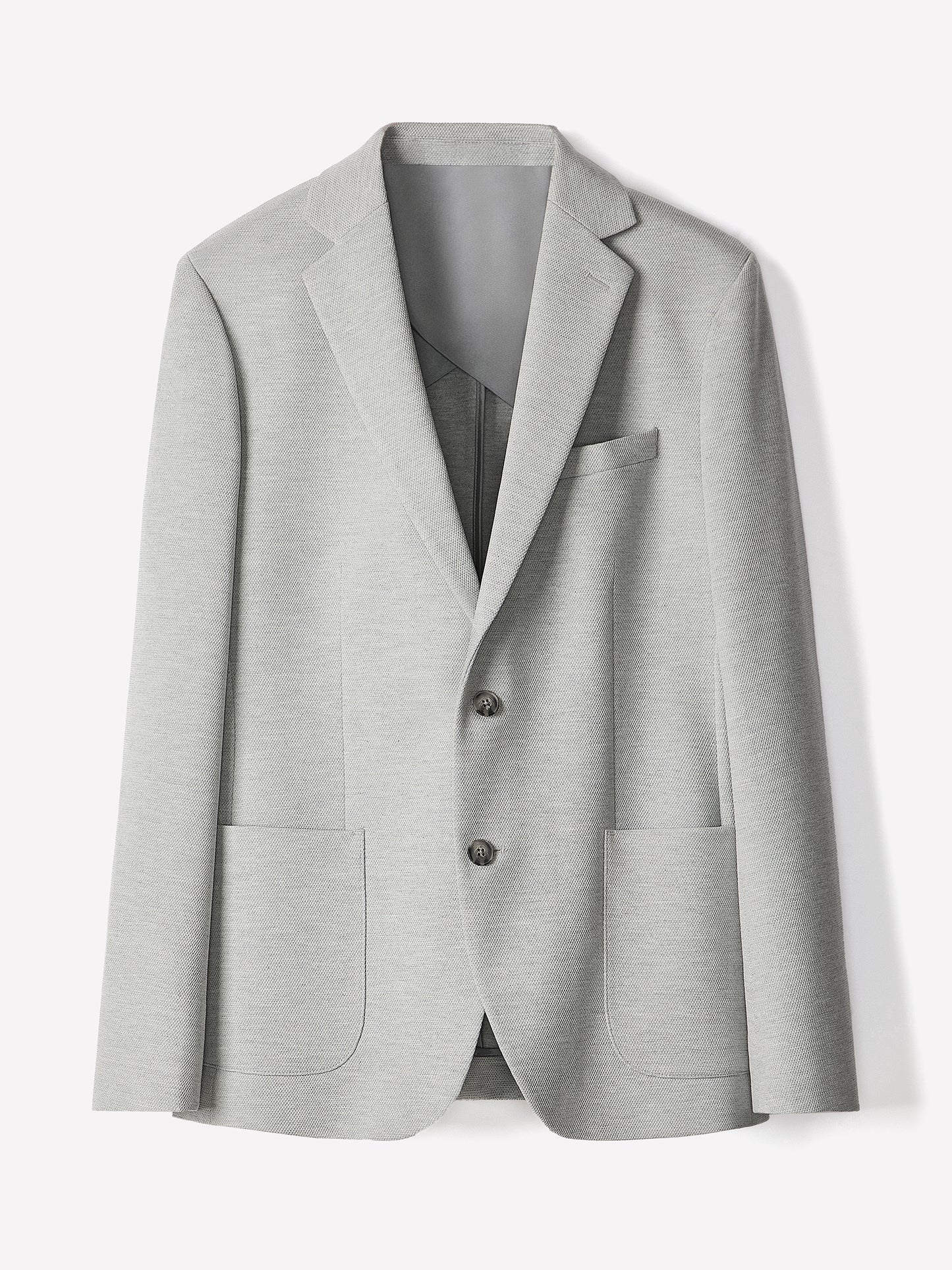 Slim Fit Knit Blazer