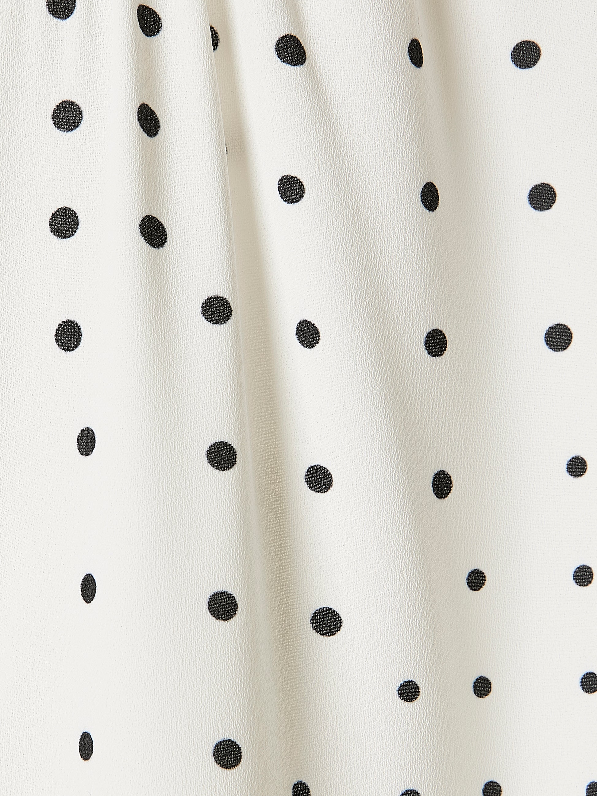 Silky Crepe Long-Sleeve Buttoned-Down Blouse