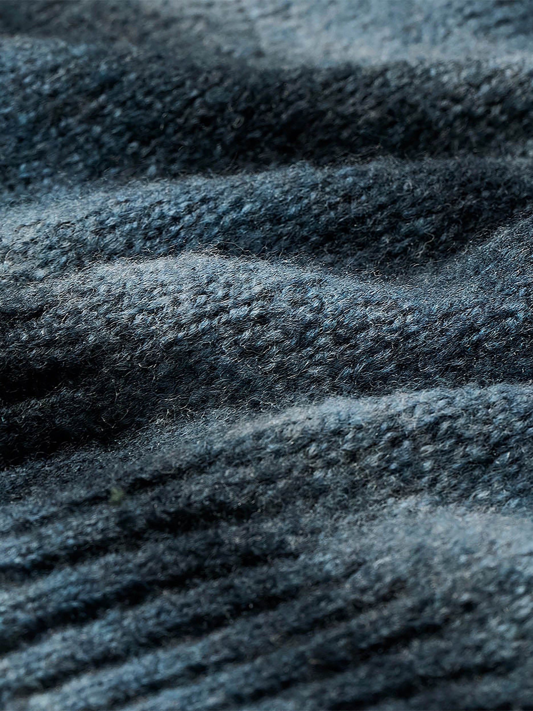 Long-Sleeve Ombre Crew-Neck Sweater