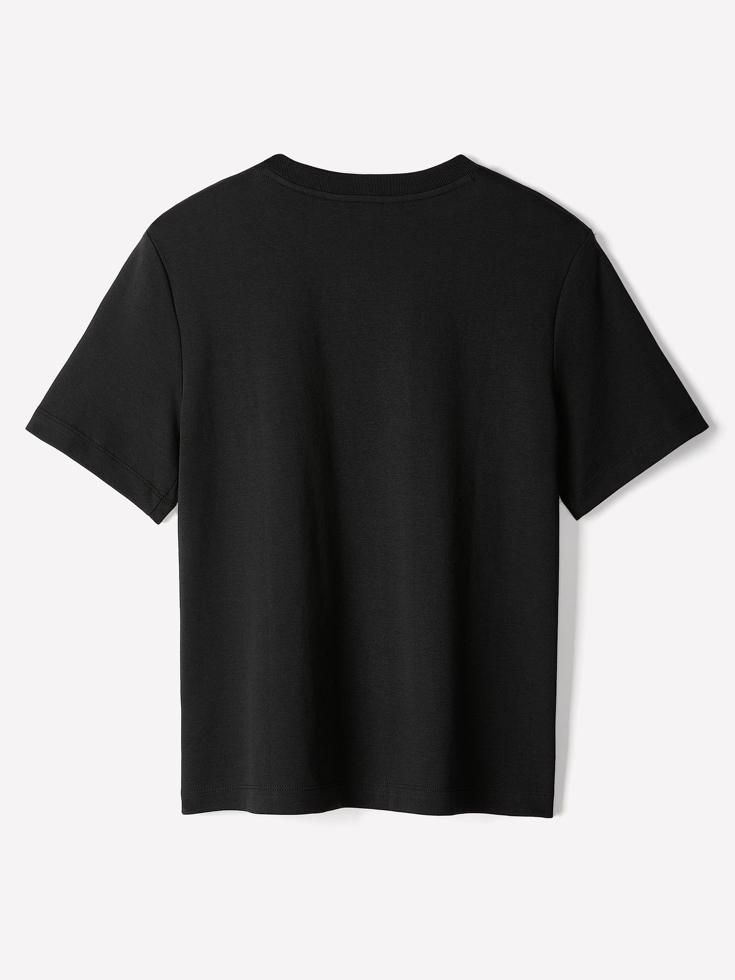 Short-Sleeve Cotton Basic Tee