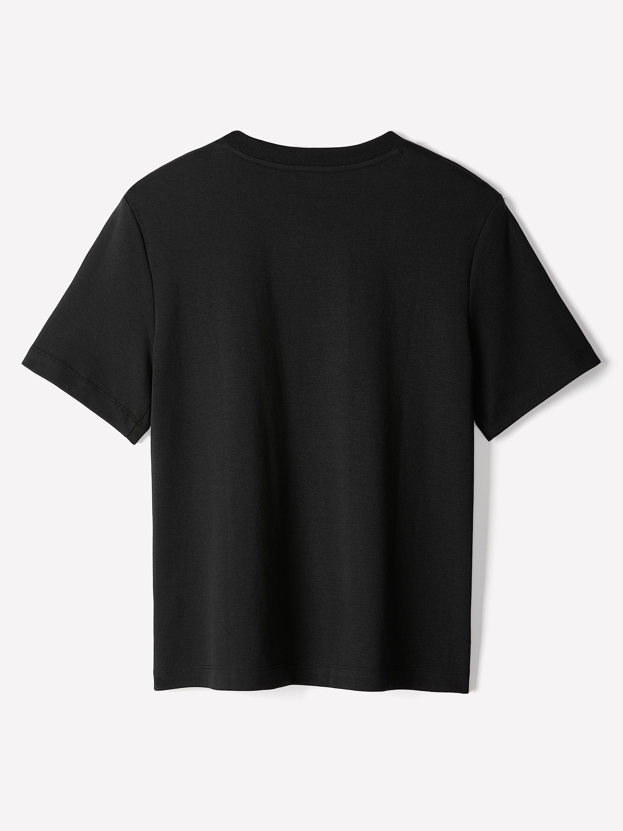 Short-Sleeve Cotton Basic Tee