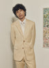 Woven Tailored Blazer Mens Polyester Viscose Blend