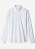 Slim Fit Cotton Knit Shirt with Tailored Collar