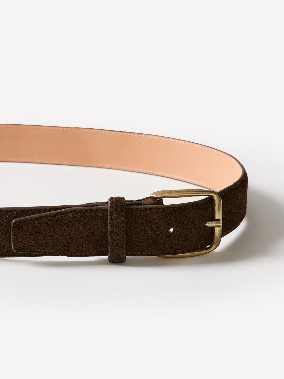 Leather Belt 33mm Width Mens
