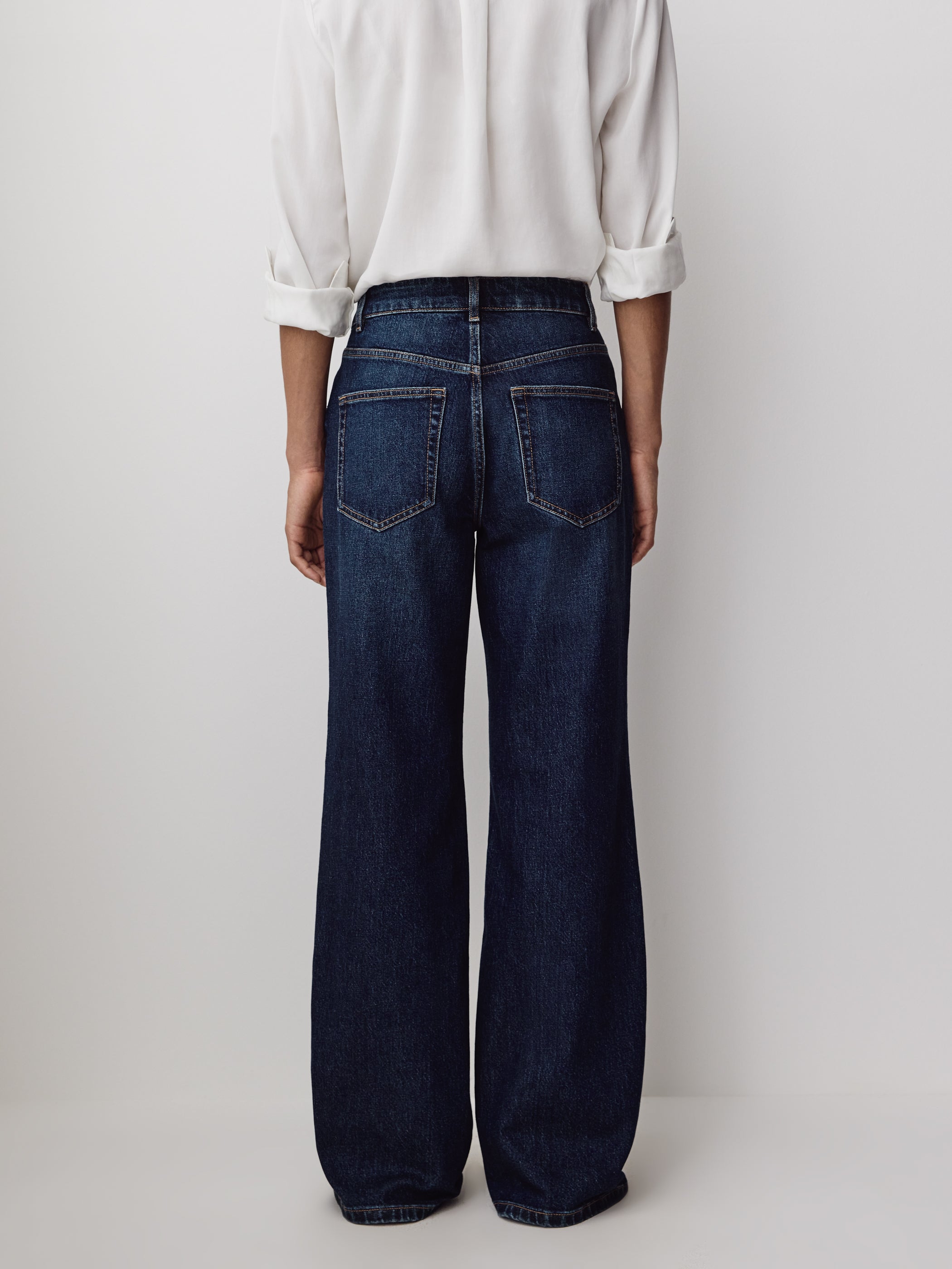High-Rise Wide-Leg Jeans